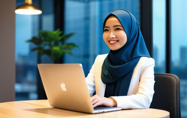 디지털 네트워킹의 중요성과 당면 과제 - **Prompt 1: Empowering Digital Careers in Urban Malaysia**
    A vibrant, medium shot capturing a di...