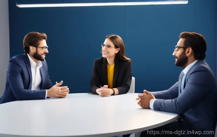 효과적인 네트워킹을 위한 대화 주제 추천 - Here are three detailed image prompts in English, designed to be appropriate for a 15-year-old audie...